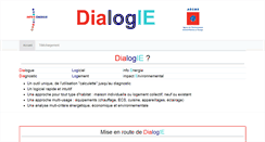 Desktop Screenshot of dialogie.info